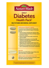 Nature Made Daily Diabetes Health Pack pill organizer keeps pills easy to access