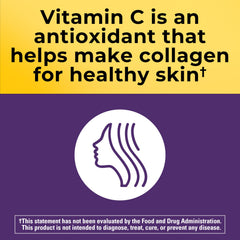 Nature Made Hair Skin and Nails label emphasizing gluten-free and additive-free formula.