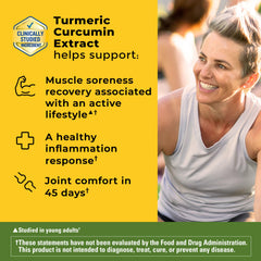 Nature Made Turmeric Curcumin capsules label showing 250 mg per capsule.