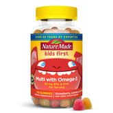 Nature Made Kids First Omega-3 Gummies bottle supports daily kid nutrition