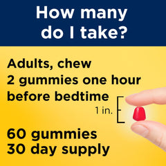 Nature Made Melatonin Gummies gluten-free label emphasizes clean formulation