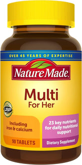 Nature Made Nm Essential Woman Multi bottle close-up for daily wellness support