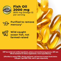 Nature Made Omega-3 EPA DHA softgels framed for heart health