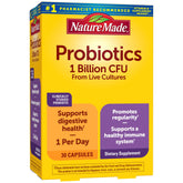Nature Made Probiotics bottle front for daily digestive support
