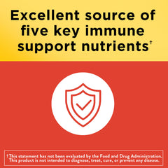 Nature Made Super C tablet close-up showing vitamin C, D3, and zinc.