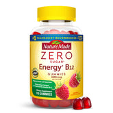 Nature Made Zero Sugar Energy B12 Gummies bottle for daily sugar-free energy support
