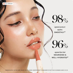 Nature Republic Honey Melting Lip Apricot twist action shows hygienic dispensing