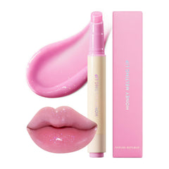 Nature Republic Honey Melting Lip Glitter 13 Aurora bottle for quick glassy lip glow