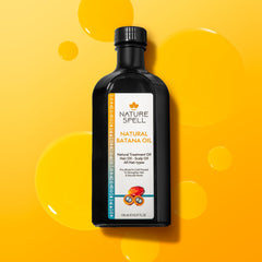 Nature Spell Batana Oil targeted on split ends for smoothing