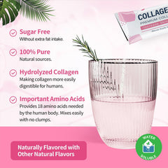 Nature Target single collagen sachet for portable freshness