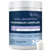 Nature Target Magnesium Powder bottle front view highlighting Lemon Orange flavor for daily wellness