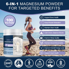 Nature Target Magnesium Powder scoop with container ready for mixing