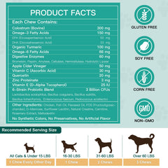Nature Target probiotics for dogs illustration highlighting digestive health support