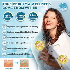 NATURE TARGET Vitamin C Hyaluronic Acid fusion bottle supports skin hydration.