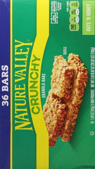 Nature Valley bars on a hiking trail offer portable snack for outdoors.