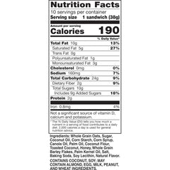 Open box of Nature Valley Coconut Butter Biscuit Sandwiches for on-the-go snacking