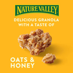 Nature Valley granola being poured into a bowl for breakfast.