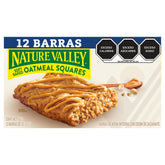 Nature Valley Soft Baked Oatmeal Squares Peanut Butter box, pantry-friendly packaging.
