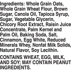 Close-up of whole grains oats in Nature Valley Oatmeal Squares.