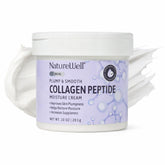 Nature Well Collagen Peptide Cream jar for face, boosts firmness and hydration.
