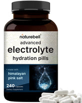 NatureBell Advanced Electrolyte Pills bottle for convenient daily hydration.