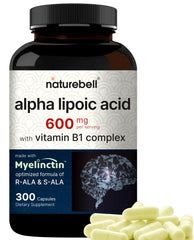NatureBell Alpha Lipoic Acid Complex bottle for antioxidant support