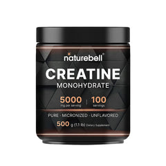NatureBell creatine powder bottle for easy gym supplementation