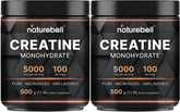 NatureBell creatine powder 500g jar supports training endurance and recovery.