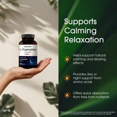 NatureBell free-form L-theanine capsules emphasizing calm focus day use.