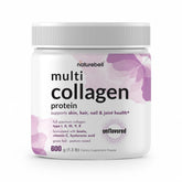 NatureBell Multi Collagen tub front showing unflavored powder for skin and joint support
