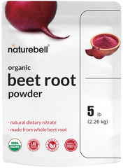 NatureBell organic beet root powder 5lbs bulk packaging for everyday smoothies.