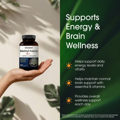 NatureBell prenatal-support capsules bottle with label suggesting daily prenatal health support.