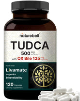 NatureBell TUDCA bottle pour ready for daily use with OX Bile