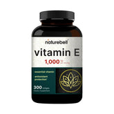 NatureBell Vitamin E bottle with softgels for daily antioxidant support
