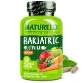 Naturelo Bariatric Multivitamin bottle front showing daily post-surgery nutrition support