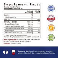 NatureMyst Krill Oil softgels close-up highlighting phospholipid form