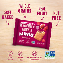 Nature's Bakery vegan-friendly minis with real fruit flavor and wholesome grains.