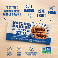 Nature's Bakery twin-pack two bars per portion, mess-free.
