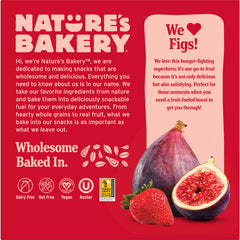 Nature's Bakery vegan non-GMO badge signals plant-based snacking