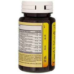 Nature's Blend No Iron gluten-free label highlights dietary suitability.