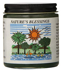 Nature's Blessings hair pomade bottle close-up for natural fragrance and mineral jelly texture