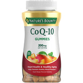Nature’s Bounty CoQ10 Gummies Peach Mango bottle front for heart health support and energy