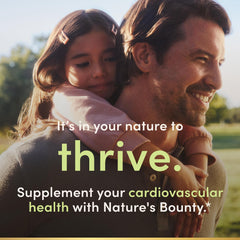 Nature's Bounty Fish Oil softgels packaging highlights mercury-free purity.