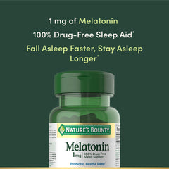 Nature's Bounty Melatonin dosage information supports nightly planning.