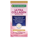 Nature’s Bounty Ultra Collagen Booster bottle with capsules for healthy aging.