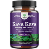 Natures Craft Kava Kava 1000mg bottle for calm, relaxed evenings.