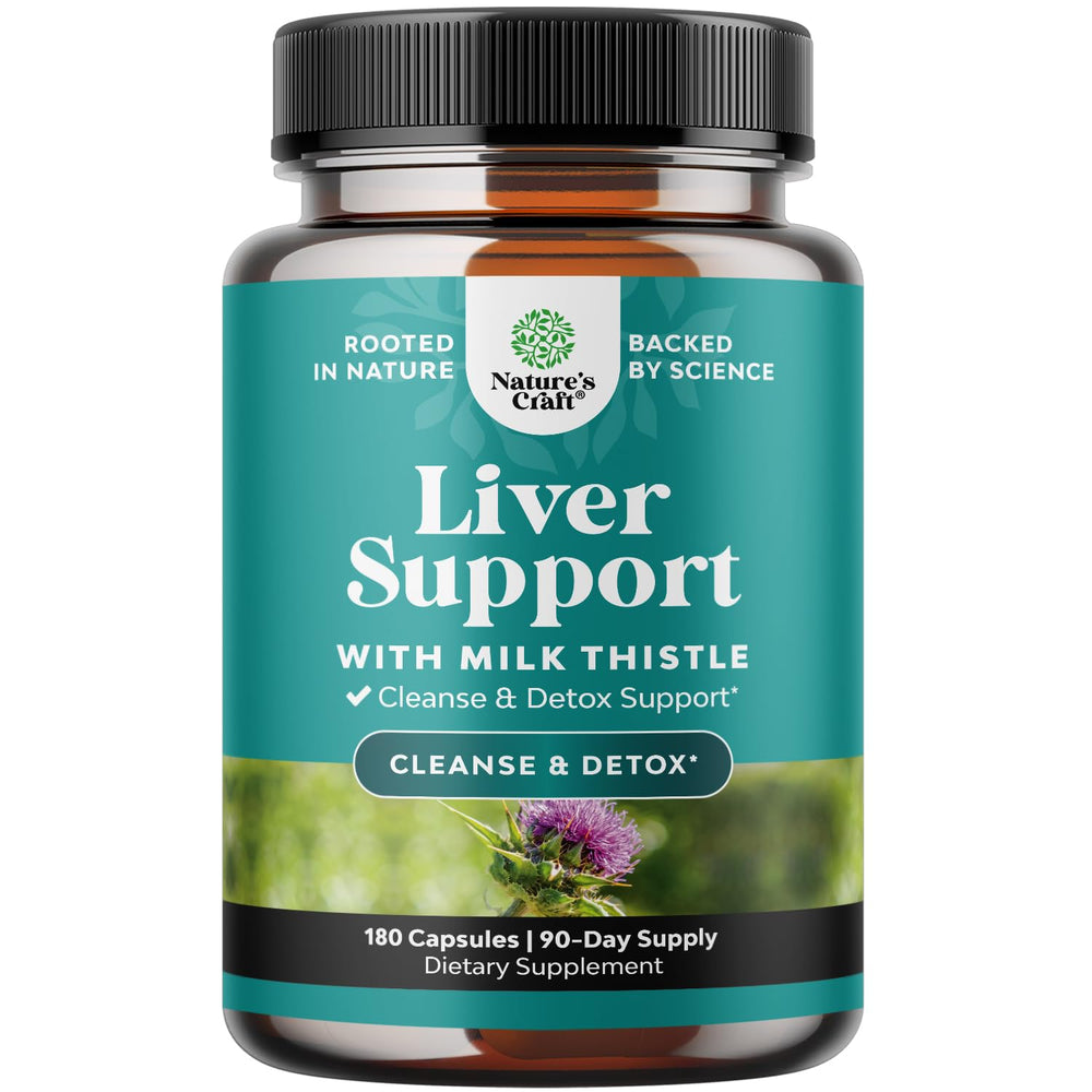 Natures Craft Liver Cleanse bottle with capsules for daily liver support.