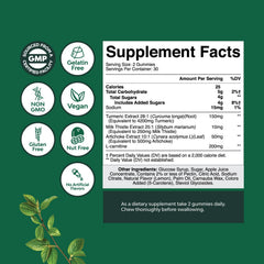 Natures Craft Milk Thistle Complex gummies focus on liver health and immunity.