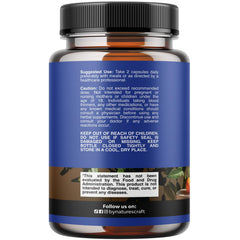Natures Craft vein support capsules arranged for daily leg wellness.