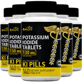 Nature's Fusions potassium iodide tablets bottle front for short-term iodine support